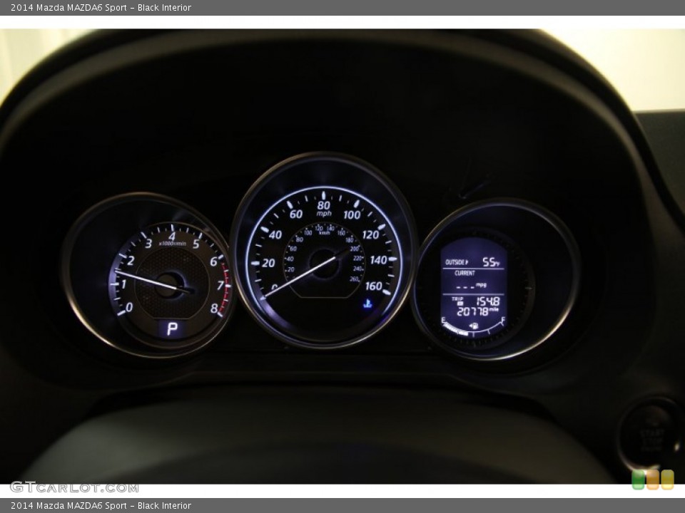 Black Interior Gauges for the 2014 Mazda MAZDA6 Sport #100478637