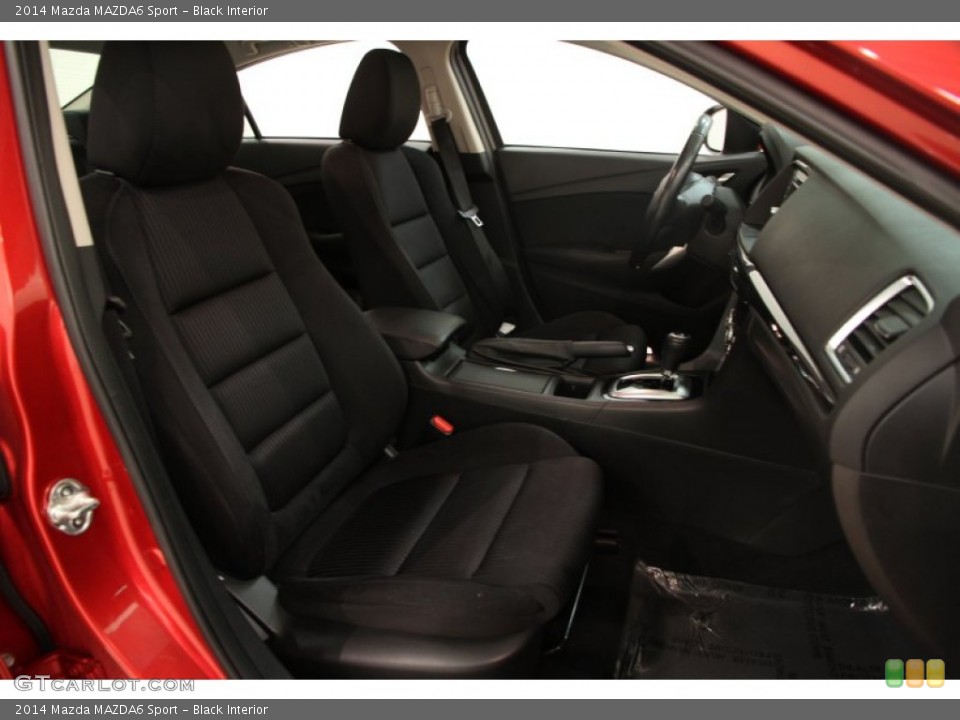Black Interior Front Seat for the 2014 Mazda MAZDA6 Sport #100478799