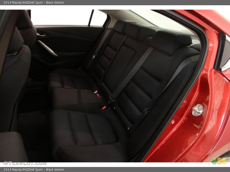 Black Interior Rear Seat for the 2014 Mazda MAZDA6 Sport #100478842