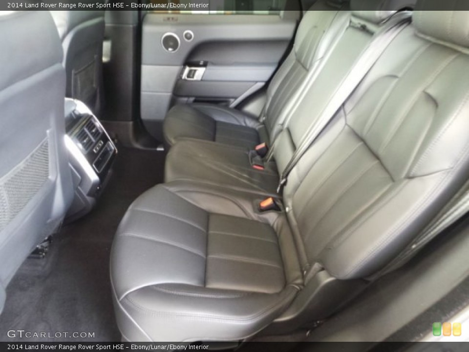 Ebony/Lunar/Ebony Interior Rear Seat for the 2014 Land Rover Range Rover Sport HSE #100478997