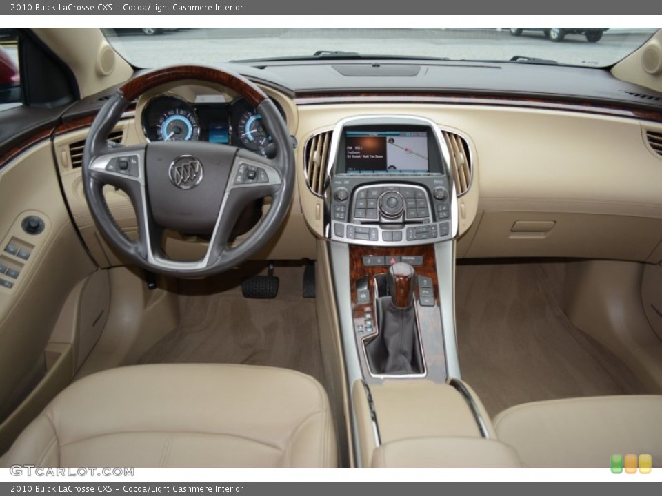 Cocoa/Light Cashmere Interior Dashboard for the 2010 Buick LaCrosse CXS #100491192