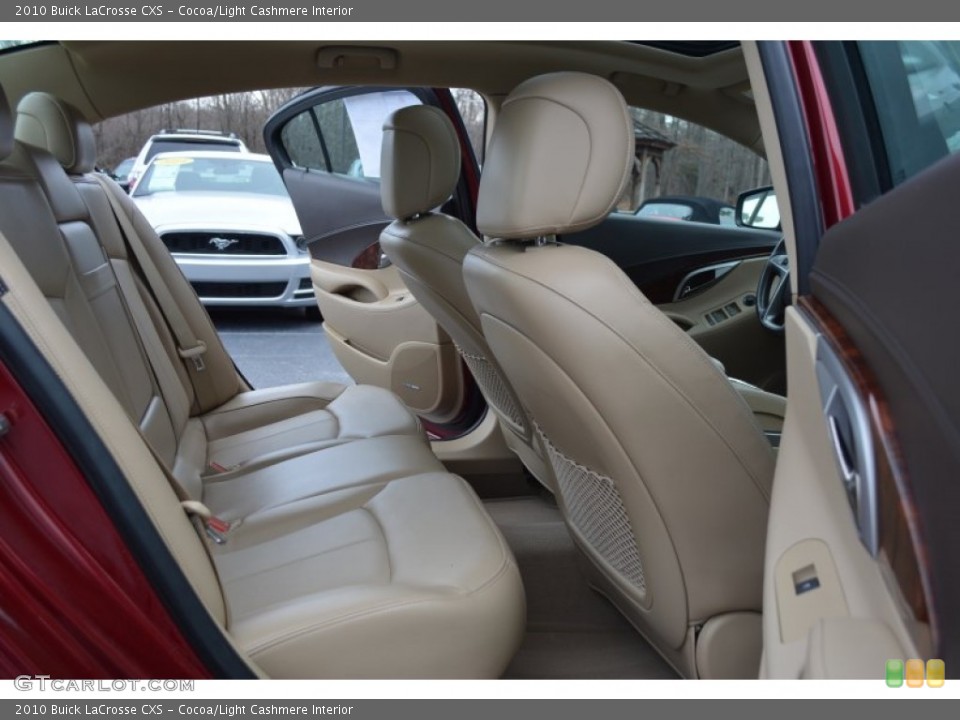 Cocoa/Light Cashmere Interior Rear Seat for the 2010 Buick LaCrosse CXS #100491264