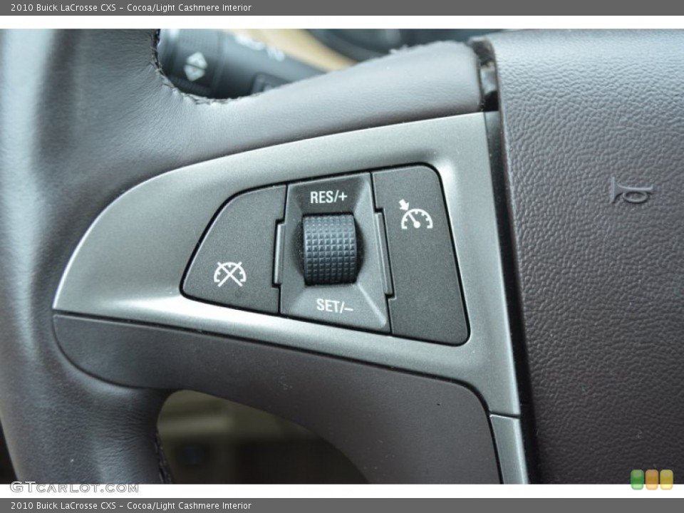 Cocoa/Light Cashmere Interior Controls for the 2010 Buick LaCrosse CXS #100491575