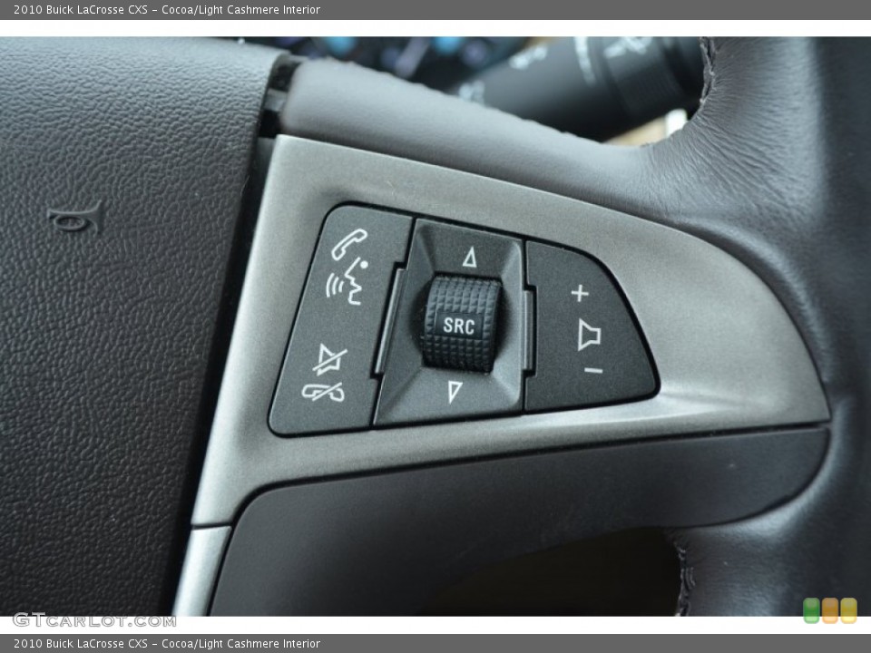 Cocoa/Light Cashmere Interior Controls for the 2010 Buick LaCrosse CXS #100491600
