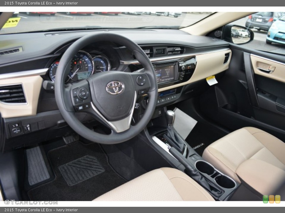 Ivory Interior Prime Interior for the 2015 Toyota Corolla LE Eco #100491888