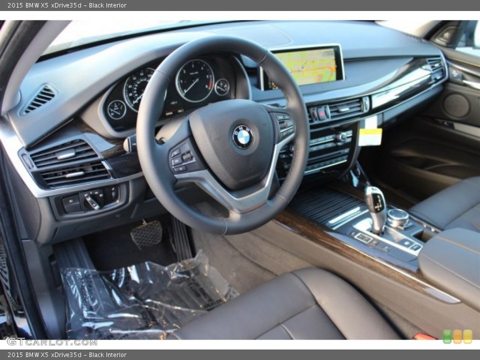 Black Interior Photo for the 2015 BMW X5 xDrive35d #100494897