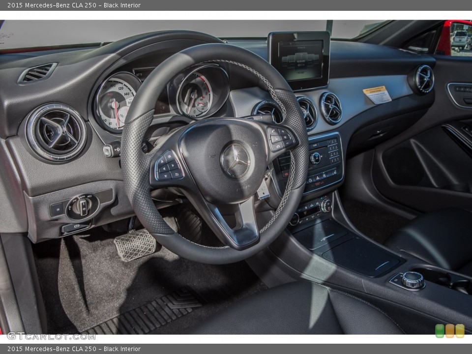 Black Interior Dashboard for the 2015 Mercedes-Benz CLA 250 #100498839