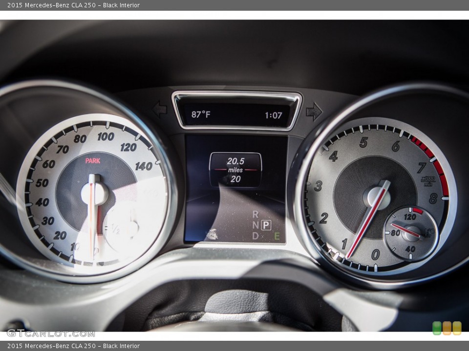 Black Interior Gauges for the 2015 Mercedes-Benz CLA 250 #100498887