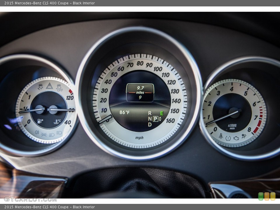 Black Interior Gauges for the 2015 Mercedes-Benz CLS 400 Coupe #100503201