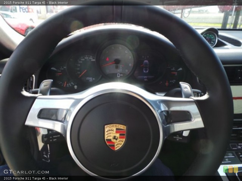 Black Interior Steering Wheel for the 2015 Porsche 911 Targa 4S #100504392