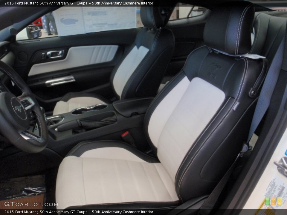 50th Anniversary Cashmere Interior Front Seat for the 2015 Ford Mustang 50th Anniversary GT Coupe #100507266
