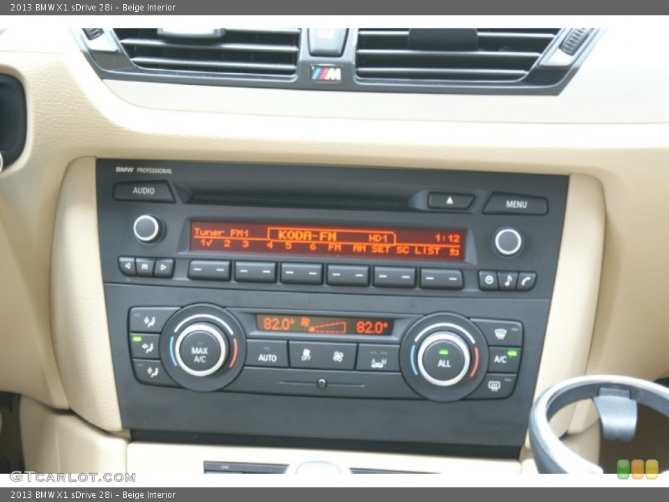 Beige Interior Audio System for the 2013 BMW X1 sDrive 28i #100507809