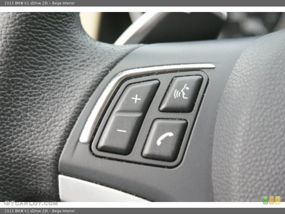Beige Interior Controls for the 2013 BMW X1 sDrive 28i #100507917