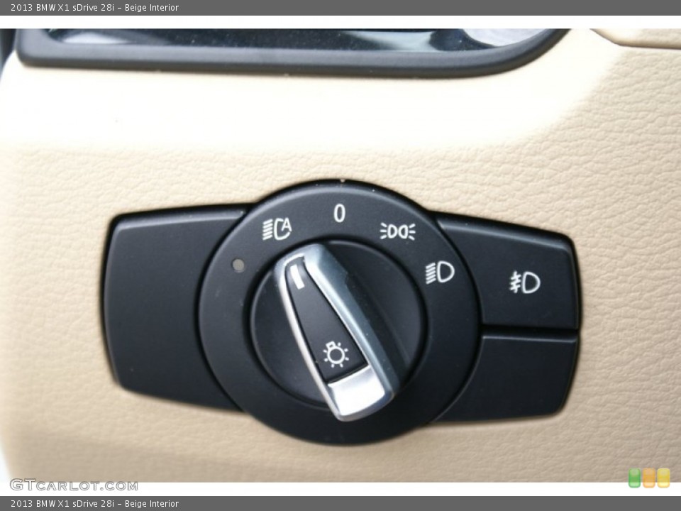 Beige Interior Controls for the 2013 BMW X1 sDrive 28i #100507935