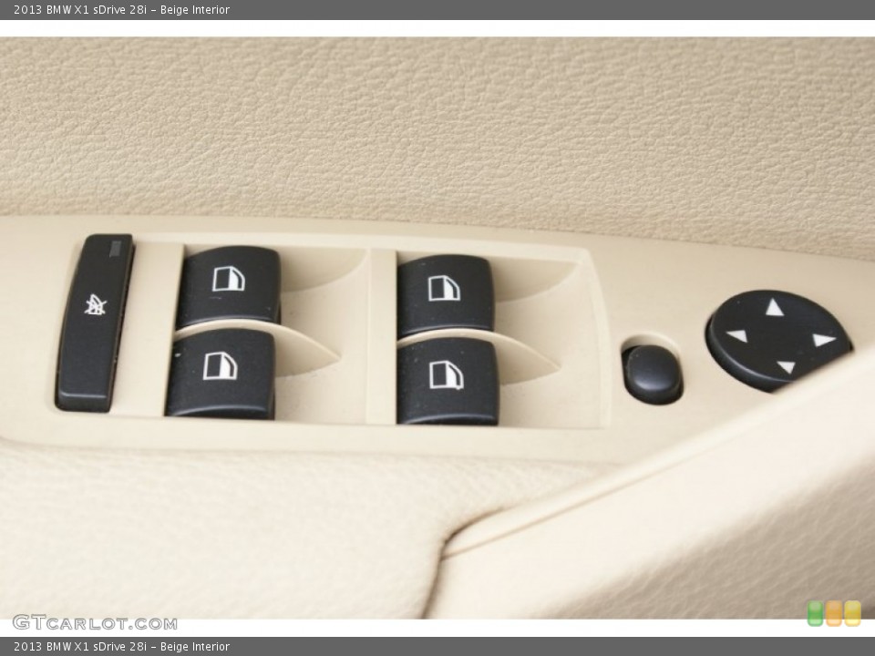 Beige Interior Controls for the 2013 BMW X1 sDrive 28i #100507952