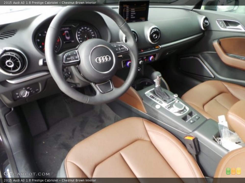 Chestnut Brown Interior Photo for the 2015 Audi A3 1.8 Prestige Cabriolet #100512291
