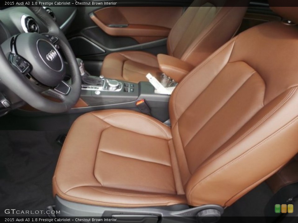 Chestnut Brown Interior Front Seat for the 2015 Audi A3 1.8 Prestige Cabriolet #100512309