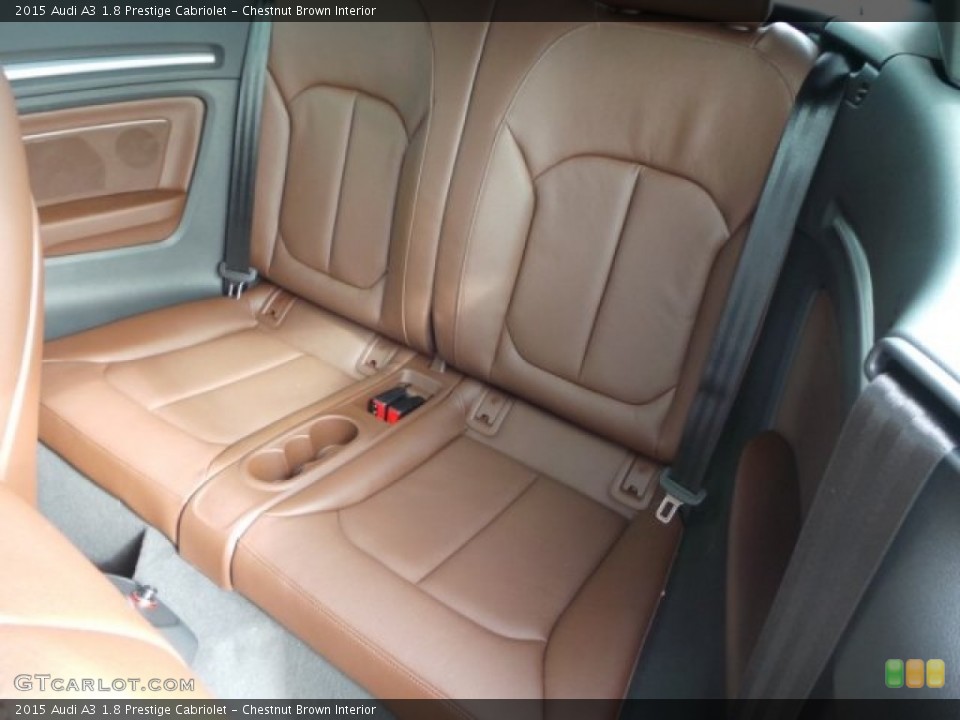 Chestnut Brown Interior Rear Seat for the 2015 Audi A3 1.8 Prestige Cabriolet #100512447