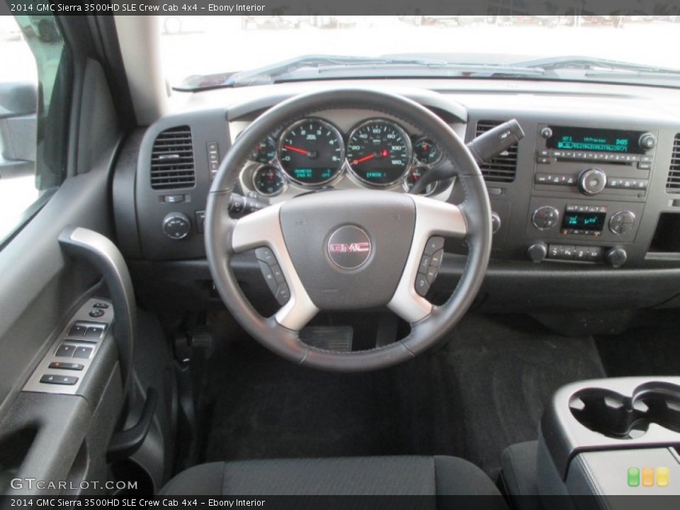 Ebony Interior Dashboard for the 2014 GMC Sierra 3500HD SLE Crew Cab 4x4 #100512495