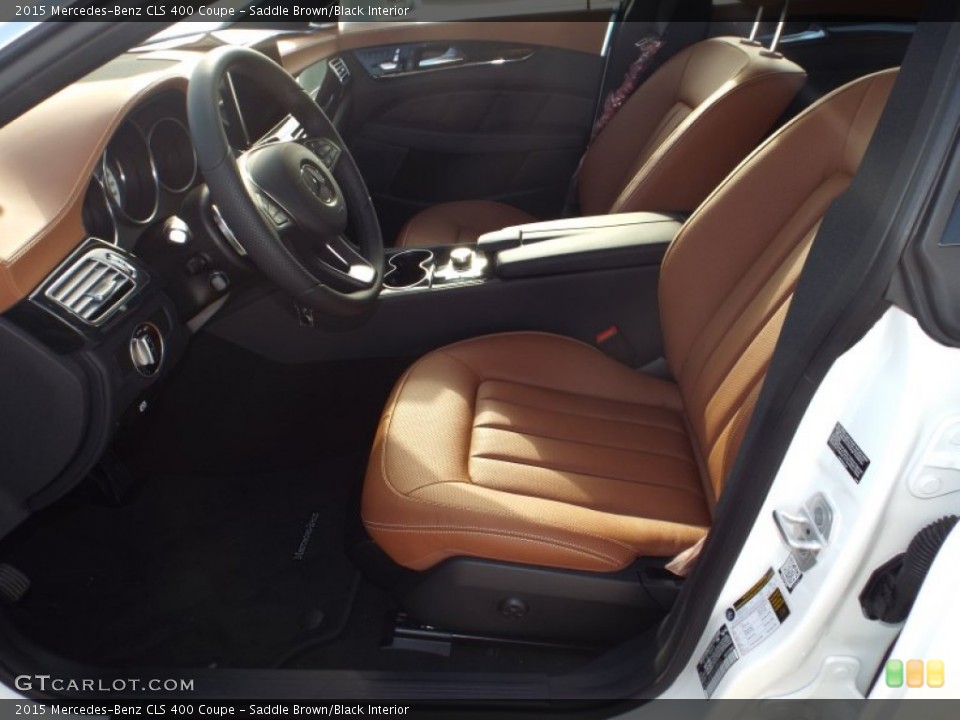 Saddle Brown/Black Interior Photo for the 2015 Mercedes-Benz CLS 400 Coupe #100525637