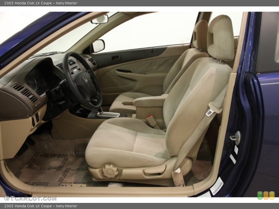 Ivory Interior Photo for the 2003 Honda Civic LX Coupe #100525980