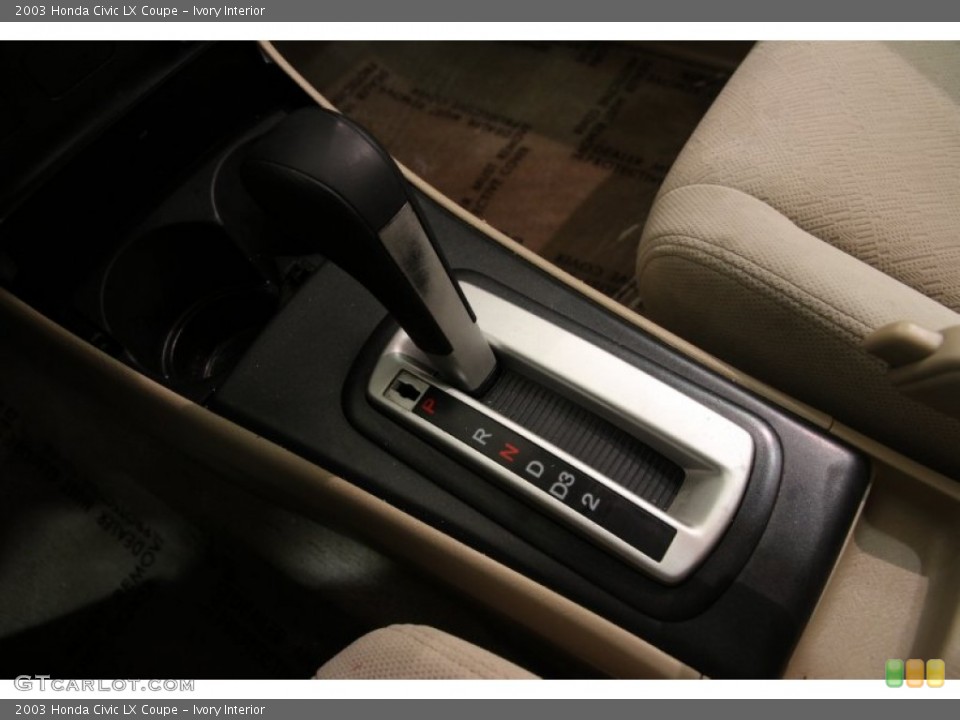 Ivory Interior Transmission for the 2003 Honda Civic LX Coupe #100526072
