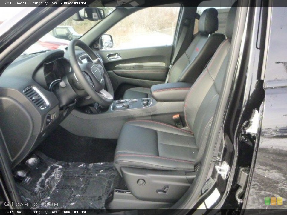 Black Interior Front Seat for the 2015 Dodge Durango R/T AWD #100531268