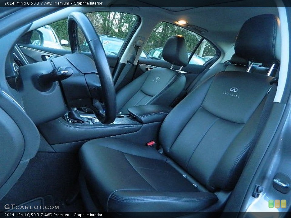 Graphite Interior Front Seat for the 2014 Infiniti Q 50 3.7 AWD Premium #100543429