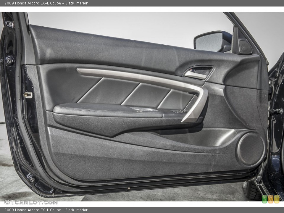 Black Interior Door Panel for the 2009 Honda Accord EX-L Coupe #100543865