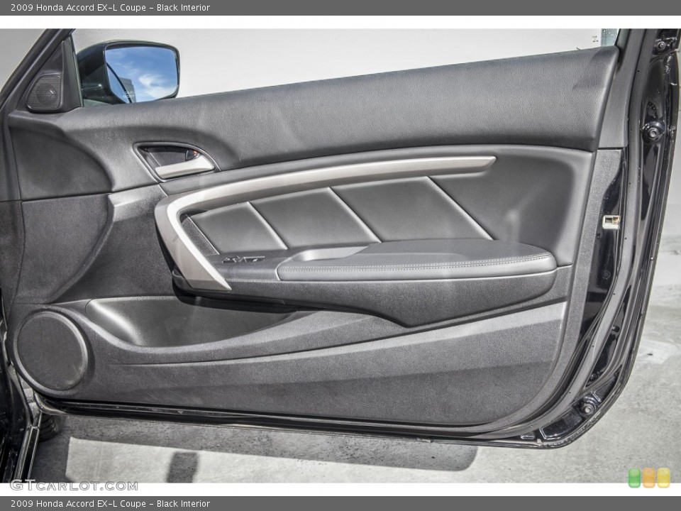 Black Interior Door Panel for the 2009 Honda Accord EX-L Coupe #100544030