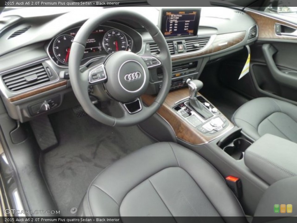 Black Interior Photo for the 2015 Audi A6 2.0T Premium Plus quattro Sedan #100546766