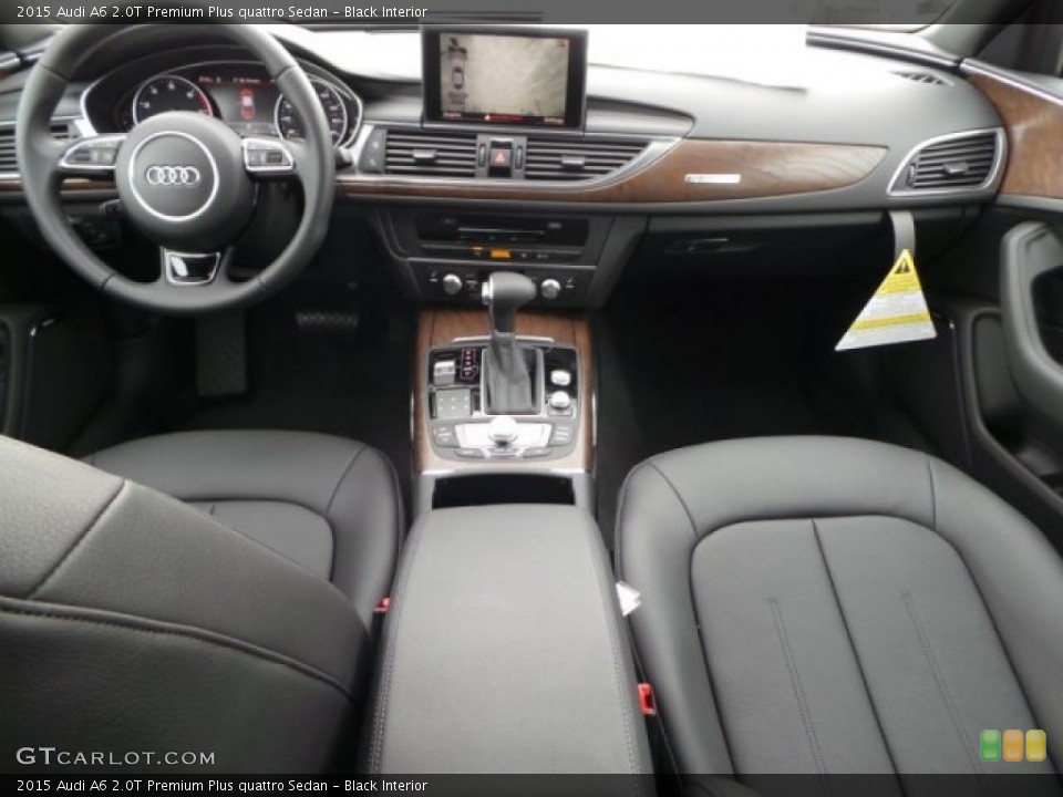 Black Interior Dashboard for the 2015 Audi A6 2.0T Premium Plus quattro Sedan #100547003