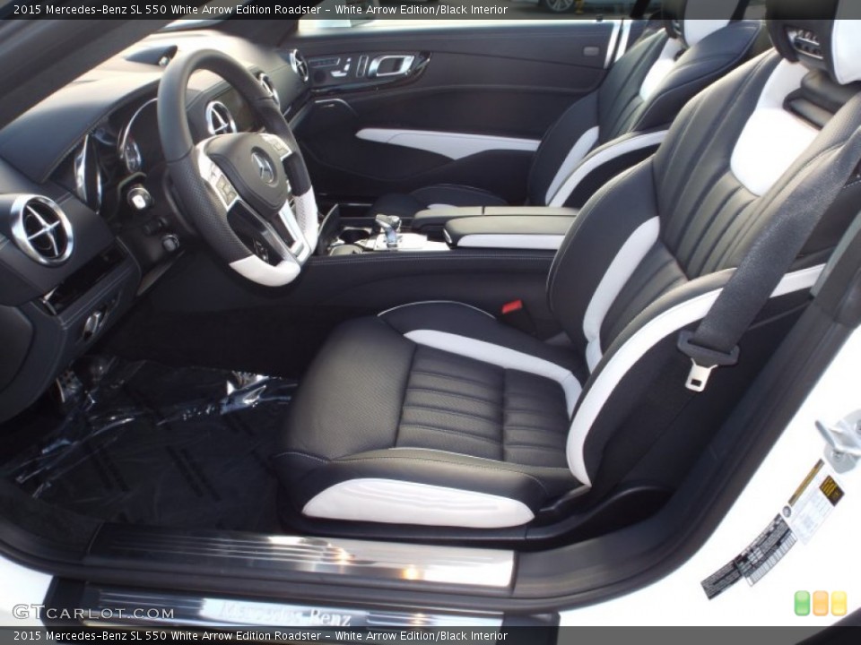 White Arrow Edition/Black 2015 Mercedes-Benz SL Interiors