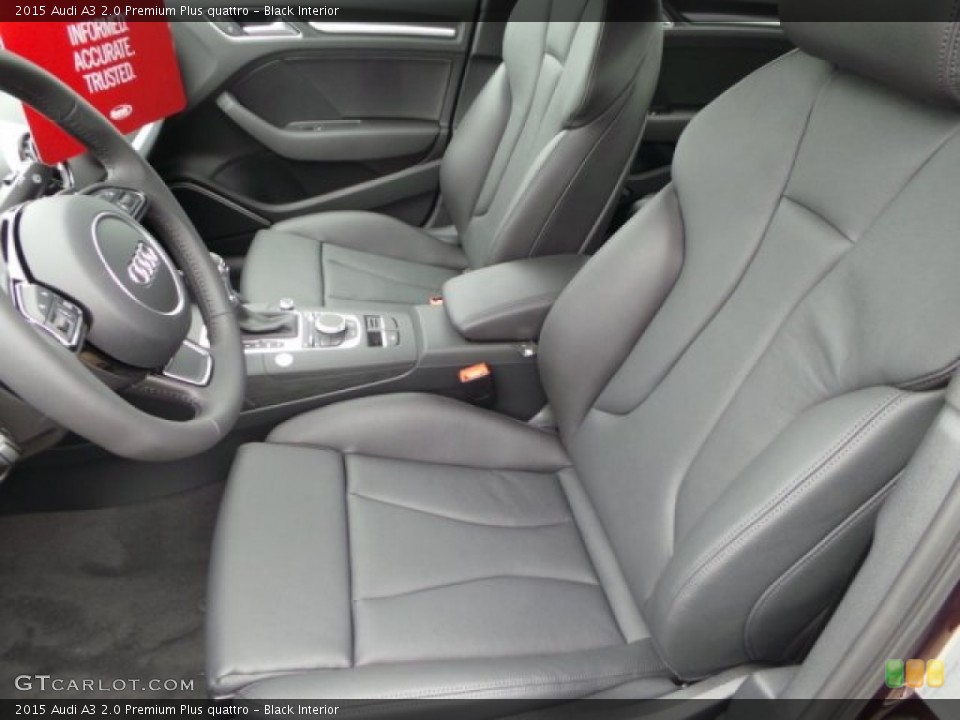 Black Interior Front Seat for the 2015 Audi A3 2.0 Premium Plus quattro #100550204