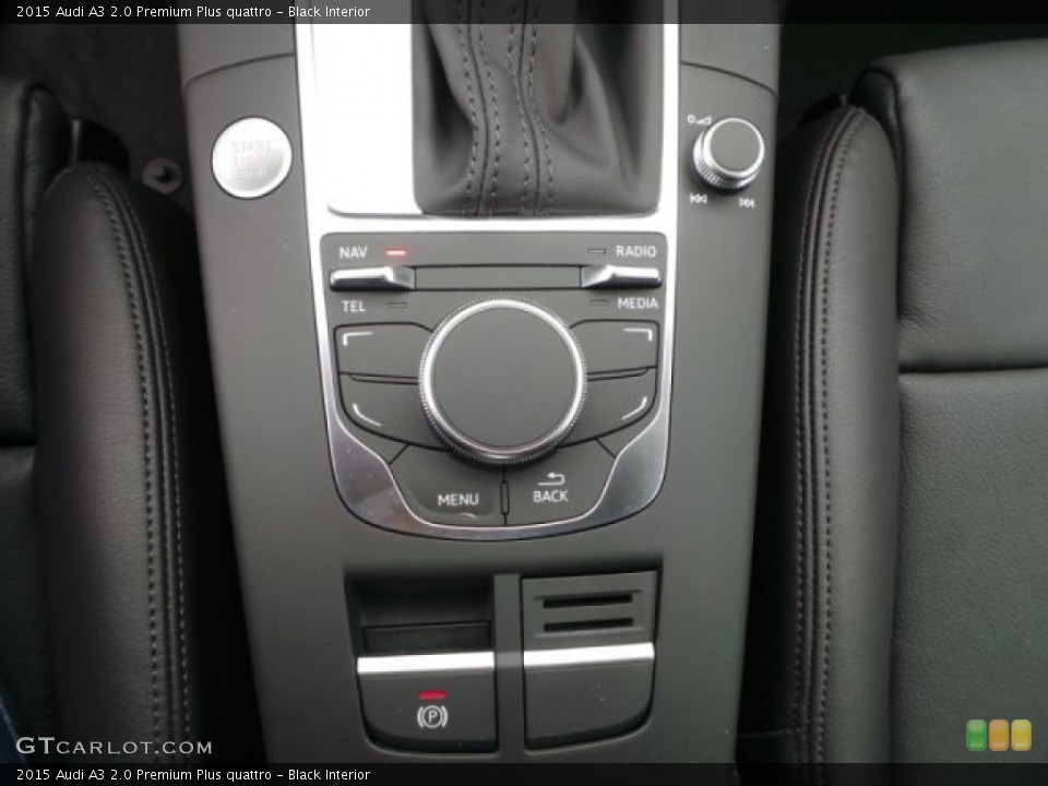 Black Interior Controls for the 2015 Audi A3 2.0 Premium Plus quattro #100550300