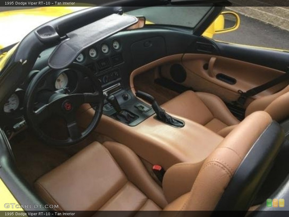 Tan 1995 Dodge Viper Interiors