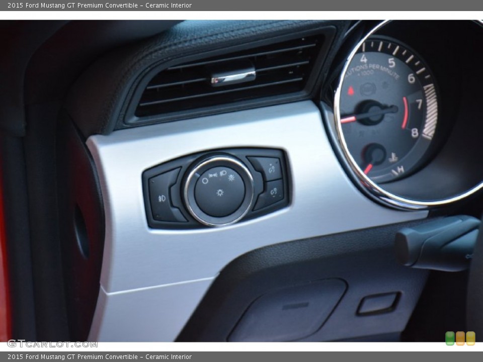 Ceramic Interior Controls for the 2015 Ford Mustang GT Premium Convertible #100559078