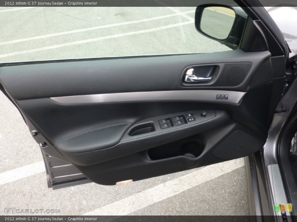 Graphite Interior Door Panel for the 2012 Infiniti G 37 Journey Sedan #100560680
