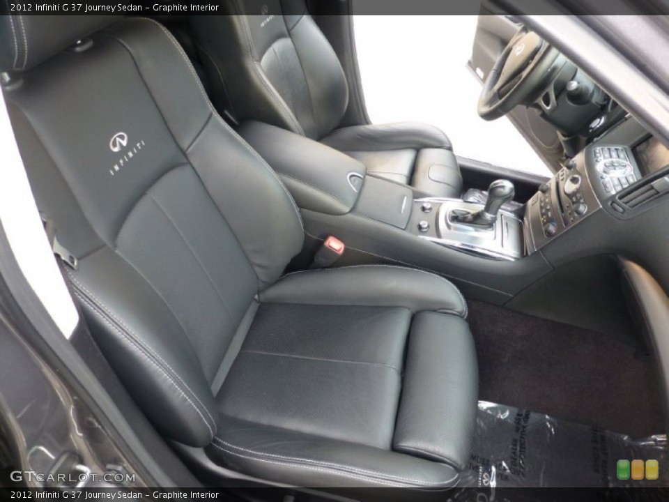 Graphite Interior Front Seat for the 2012 Infiniti G 37 Journey Sedan #100560743