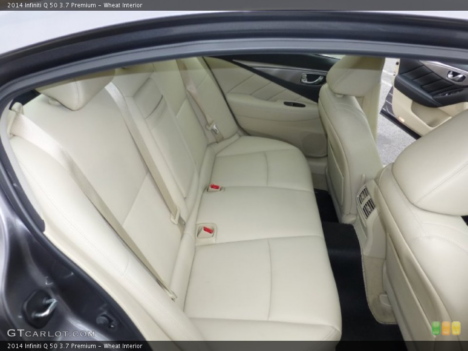 Wheat Interior Rear Seat for the 2014 Infiniti Q 50 3.7 Premium #100561013