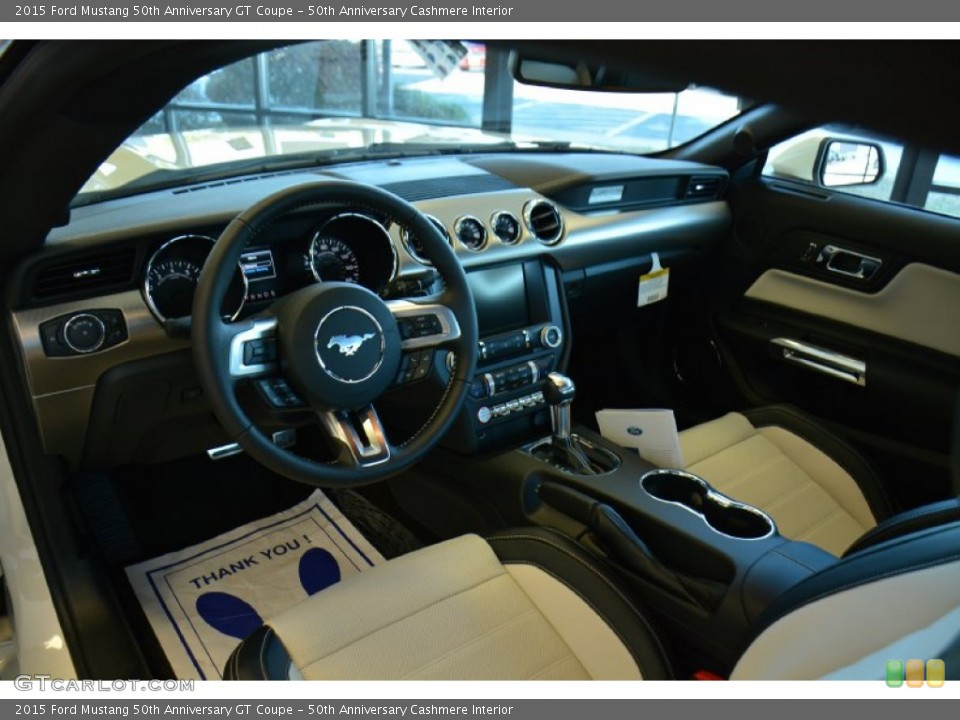 50th Anniversary Cashmere Interior Prime Interior for the 2015 Ford Mustang 50th Anniversary GT Coupe #100561580