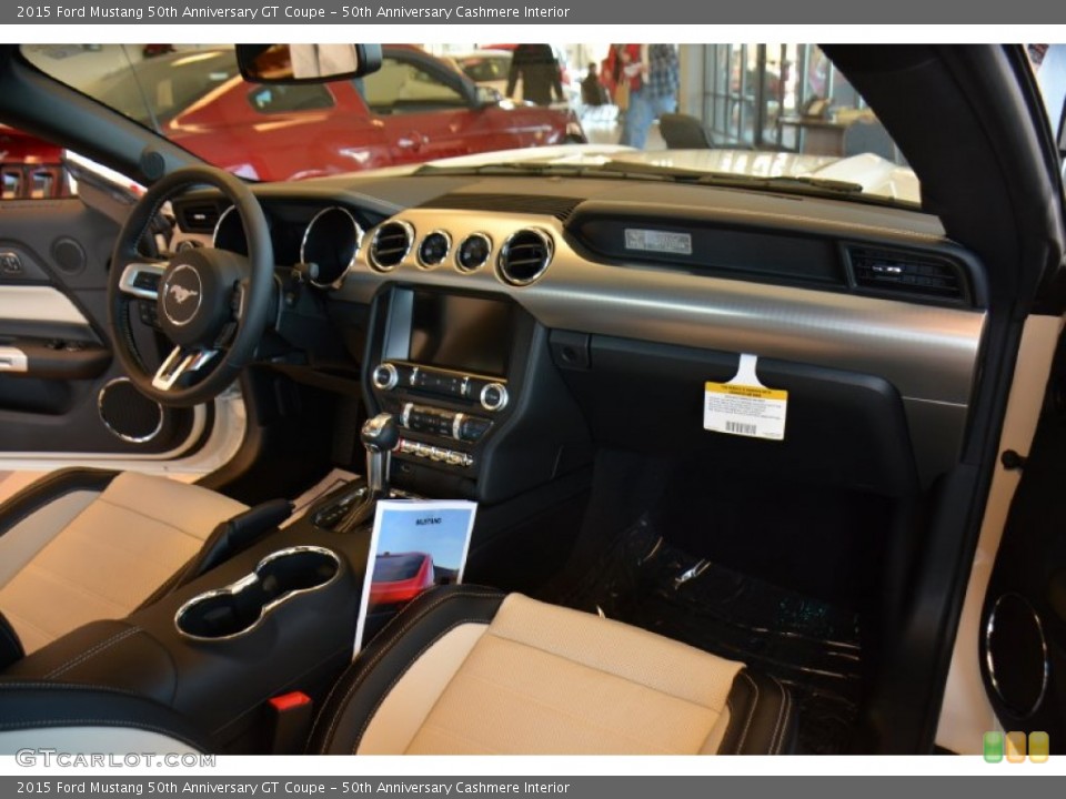 50th Anniversary Cashmere Interior Dashboard for the 2015 Ford Mustang 50th Anniversary GT Coupe #100561646