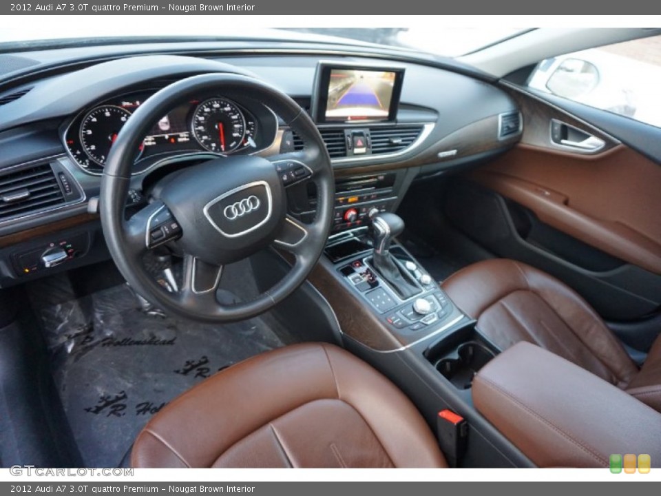 Nougat Brown Interior Photo for the 2012 Audi A7 3.0T quattro Premium #100562000