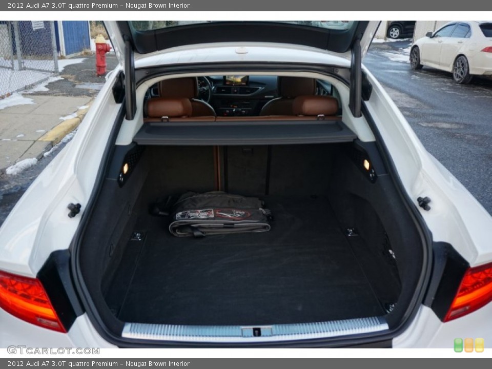Nougat Brown Interior Trunk for the 2012 Audi A7 3.0T quattro Premium #100562255
