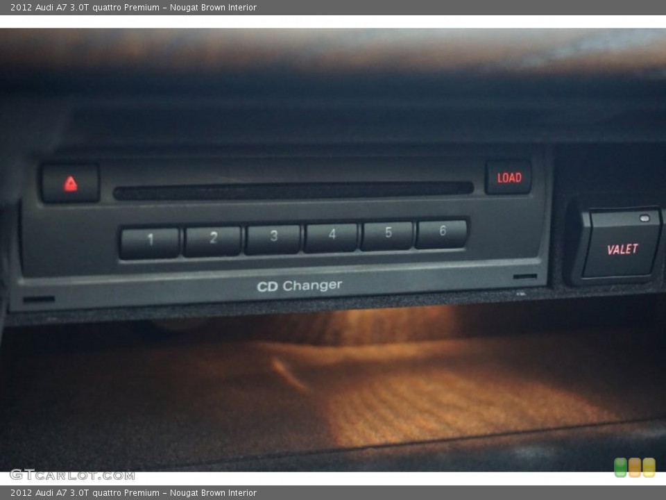 Nougat Brown Interior Audio System for the 2012 Audi A7 3.0T quattro Premium #100562813
