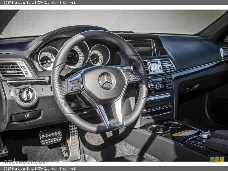 Black Interior Dashboard for the 2015 Mercedes-Benz E 550 Cabriolet #100568222