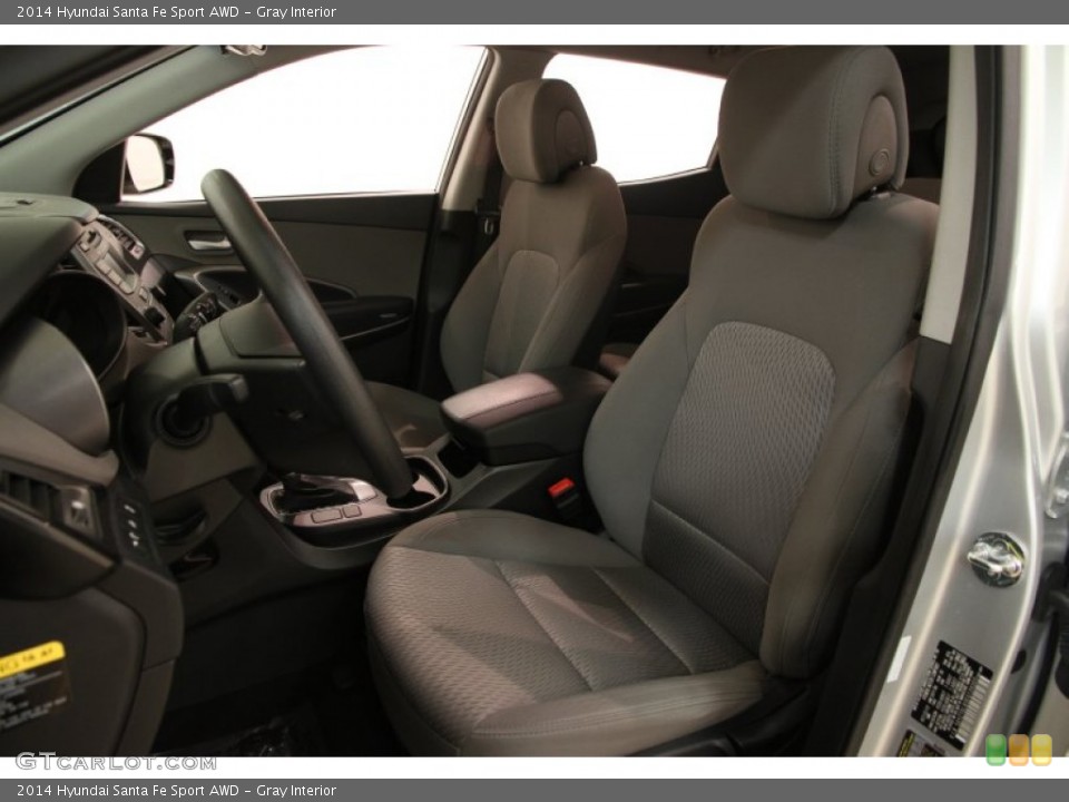 Gray Interior Front Seat for the 2014 Hyundai Santa Fe Sport AWD #100570808