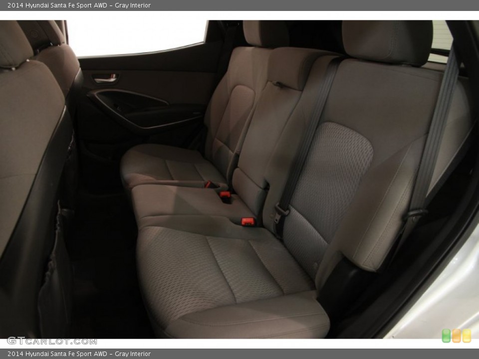 Gray Interior Rear Seat for the 2014 Hyundai Santa Fe Sport AWD #100570949