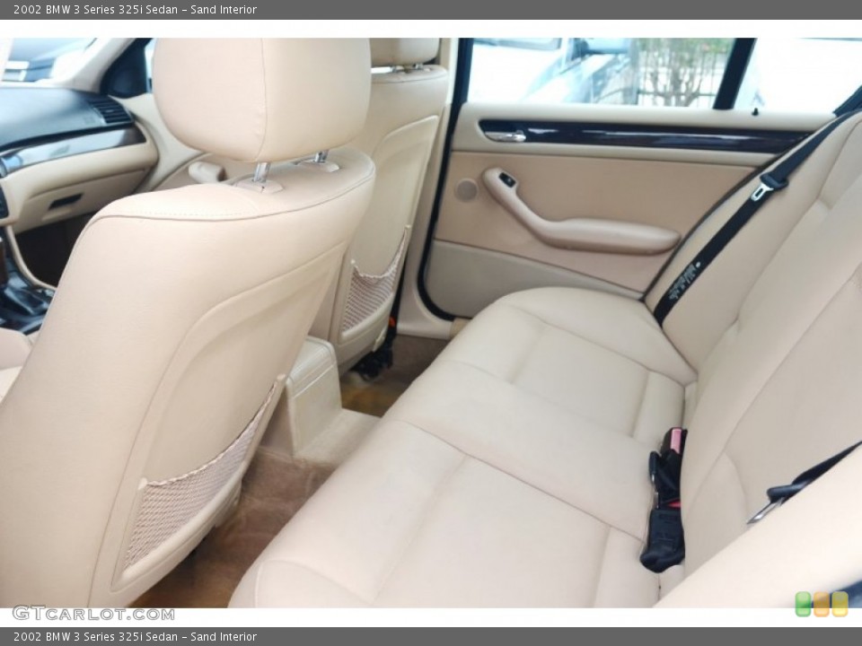 Sand Interior Rear Seat for the 2002 BMW 3 Series 325i Sedan #100572506
