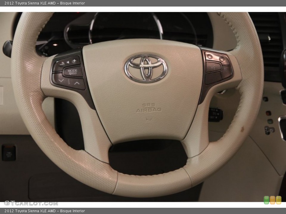 Bisque Interior Steering Wheel for the 2012 Toyota Sienna XLE AWD #100577339